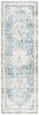 Heiereind Traditional Navy Area Rug