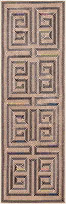 Drayton Global Tan/Charcoal Washable Area Rug