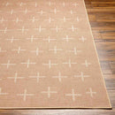 Kandus Cottage Tan/Beige Washable Area Rug