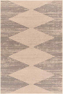 Kristianne Global Tan/Dark Gray Washable Area Rug