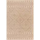 Tekoa Cottage Tan/Light Beige Washable Area Rug