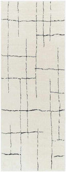 Alexsis Modern Ivory/Black Area Rug