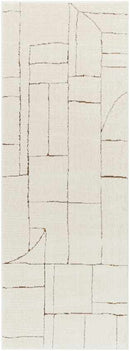 Sheritta Modern Ivory/Brown Area Rug