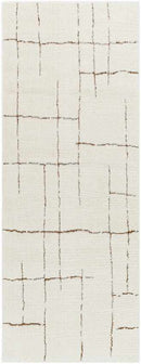 Alexsis Modern Ivory/Brown Area Rug