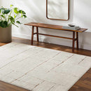 Alexsis Modern Ivory/Brown Area Rug