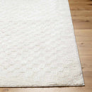 Zechariah Modern Ivory/Off-White Area Rug