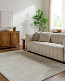Besancon Modern Light Silver Area Rug