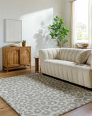 Gualberto Modern Light Silver Area Rug