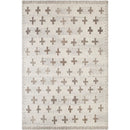 Kashena Modern Ivory/Medium Brown Area Rug