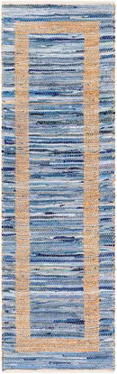 Dempsey Modern Tan/Light Blue Area Rug