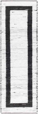 Dempsey Modern Ivory/Black Area Rug