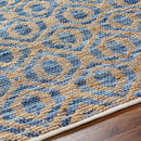 Diandria Modern Tan/Dark Blue Area Rug