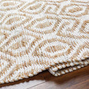 Diandria Modern White/Tan Area Rug