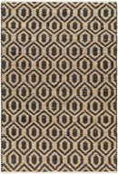 Diandria Modern Tan/Black Area Rug