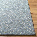 Tim Modern Slate Blue Area Rug