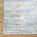 Sulma Solid and Border Light Gray Area Rug