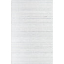 Precious Solid and Border Cream/Charcoal Area Rug