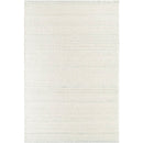 Precious Solid and Border Cream/Light Slate Area Rug