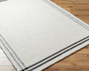 Janmichael Cottage Light Silver/Black Area Rug