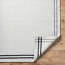 Janmichael Cottage Light Silver/Black Area Rug