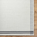 Janmichael Cottage Light Silver/Black Area Rug