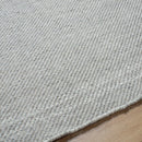 Janmichael Solid and Border Gray/Black Area Rug