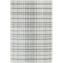 Ishaq Solid and Border Light Silver Area Rug