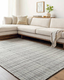 Ishaq Cottage Light Silver Area Rug