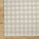 Jamaris Solid and Border Warm Grey Area Rug