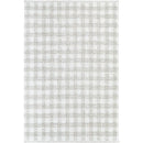 Jamaris Solid and Border Light Grey Area Rug