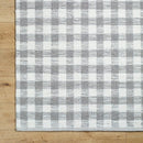 Jamaris Solid and Border Ivory Area Rug