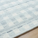 Jamaris Solid and Border Light Slate Area Rug