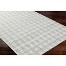 Jamaris Solid and Border Medium Brown Area Rug