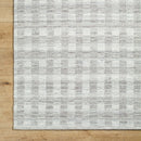 Jamaris Solid and Border Medium Brown Area Rug