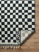 Klimmen Global Light Silver/Black Area Rug