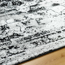 Hubert Traditional Black Area Rug