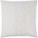 Takeria Light Silver  Pillow Cover