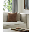Demarkus Dark Brown Pillow Cover