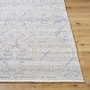 Mitul Modern Light Silver Area Rug
