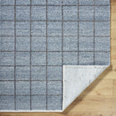 Arsenio Modern Slate Blue Area Rug