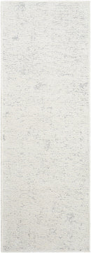 Tobey Solid and Border Ivory Washable Area Rug