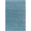 Jett Solid and Border Denim Area Rug