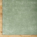 Jett Solid and Border Moss Area Rug