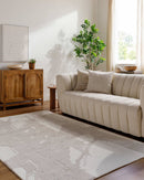 Mrk Modern Metallic - Silver Area Rug