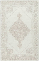 Katheryn Traditional Light Silver Area Rug