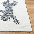 Santania Modern Black/Cream Area Rug