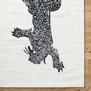 Santania Modern Black/Cream Area Rug