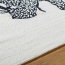 Santania Modern Black/Cream Area Rug