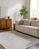 Antwann Modern Light Silver Area Rug