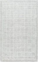 Yomaira Modern Light Silver Area Rug